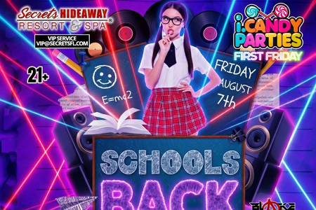 I.CANDY @SECRETS HIDEAWAY, ANNUAL HOLIDAY BASH! DECEMBER 3RD-6TH