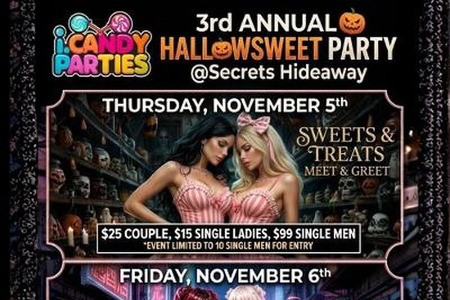 I.CANDY PARTIES @SECRETS HIDEAWAY, HALLOWSWEET TAKEOVER, NOVEMBER 5TH-8TH