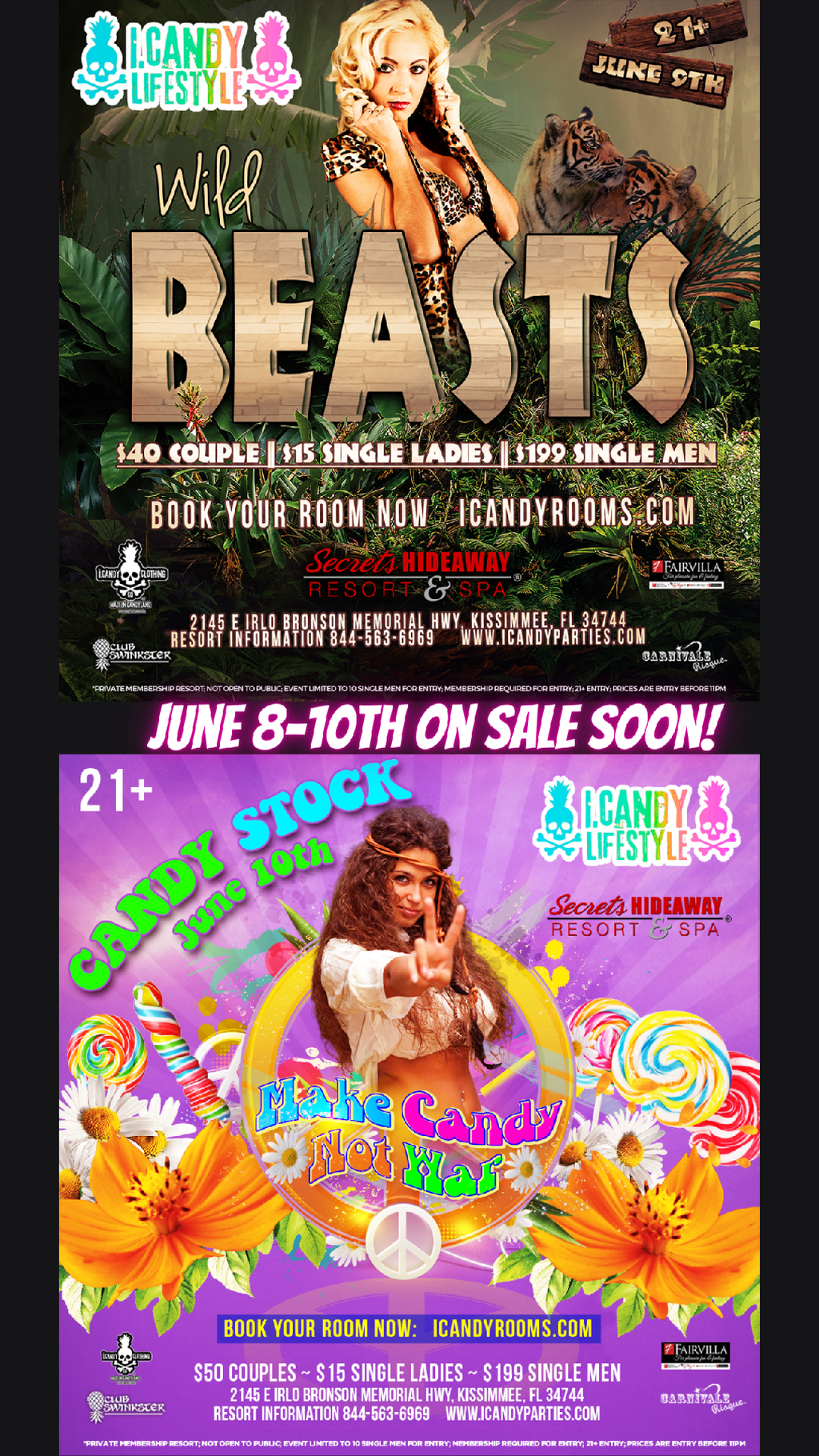 i.Candy @Secrets Hideaway, June 8th-10th 2023, 